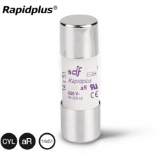 Κυλινδρική Ασφάλεια 14x51mm 20A 690V aR Υπέρ Ταχείας DF Electric 88-1207